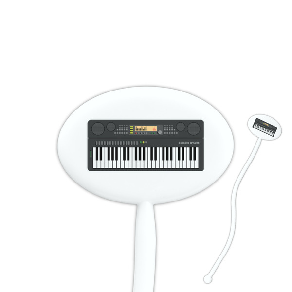 Custom DJ Music Master Oval Plastic Stir Sticks