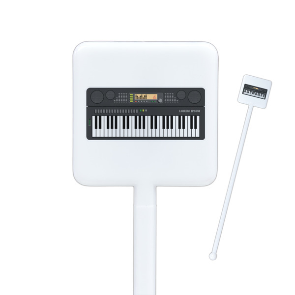 Custom DJ Music Master Square Plastic Stir Sticks