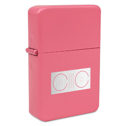 DJ Music Master Windproof Lighter - Pink - Single Sided