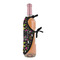DJ Music Master Wine Bottle Apron - DETAIL WITH CLIP ON NECK