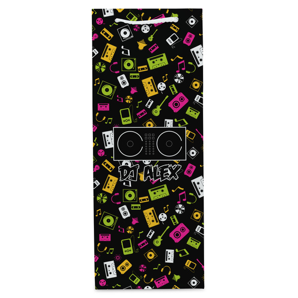DJ Music Master Wine Gift Bag - Gloss - Front