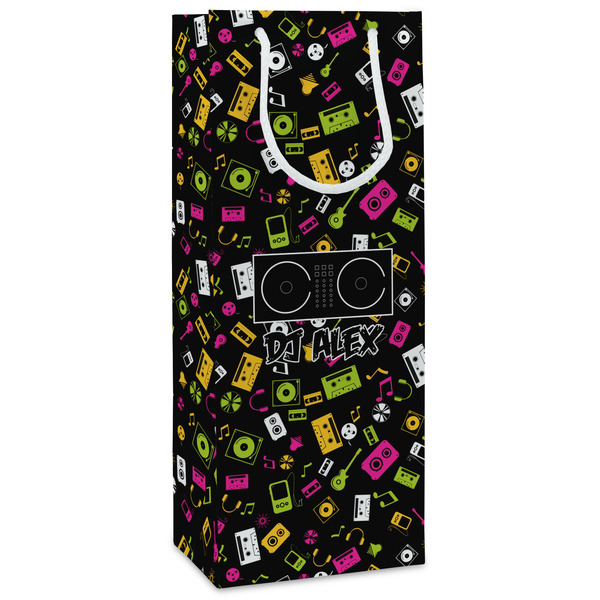 Custom DJ Music Master Wine Gift Bags (Personalized)