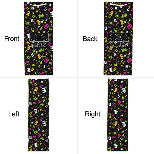 DJ Music Master Wine Gift Bag - Matte - Approval
