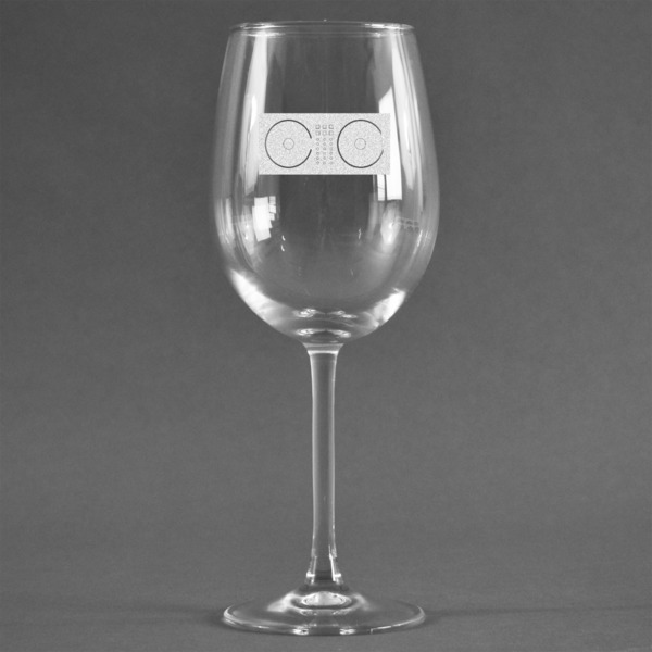 Custom DJ Music Master Wine Glass (Single)