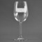 DJ Music Master Wine Glass - Engraved