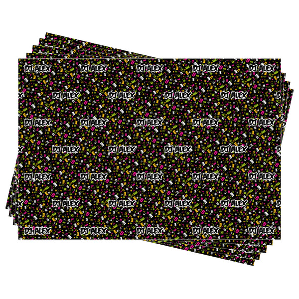 DJ Music Master Wrapping Paper - Front & Back - Sheets Approval