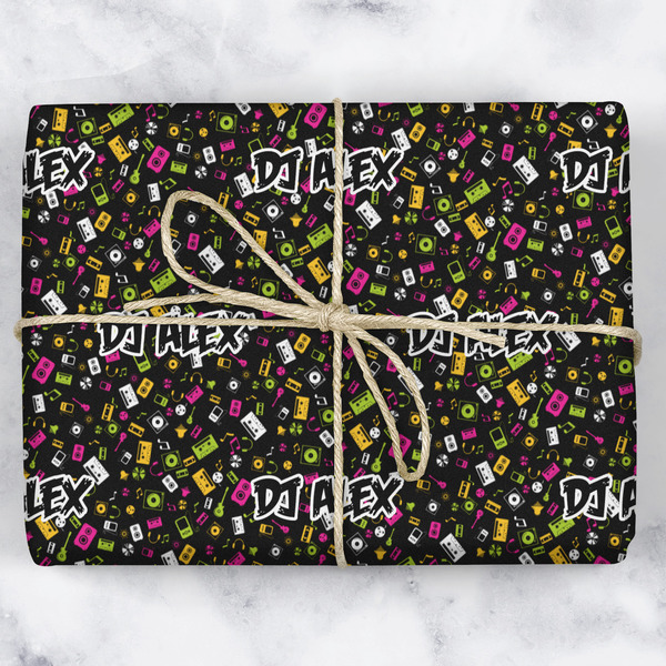 DJ Music Master Wrapping Paper Roll - Matte - Wrapped Box