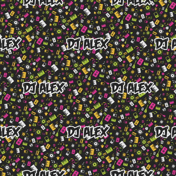 Music DJ Master Wrapping Paper Square