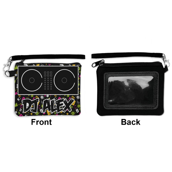 DJ Music Master Wristlet ID Cases - Front & Back