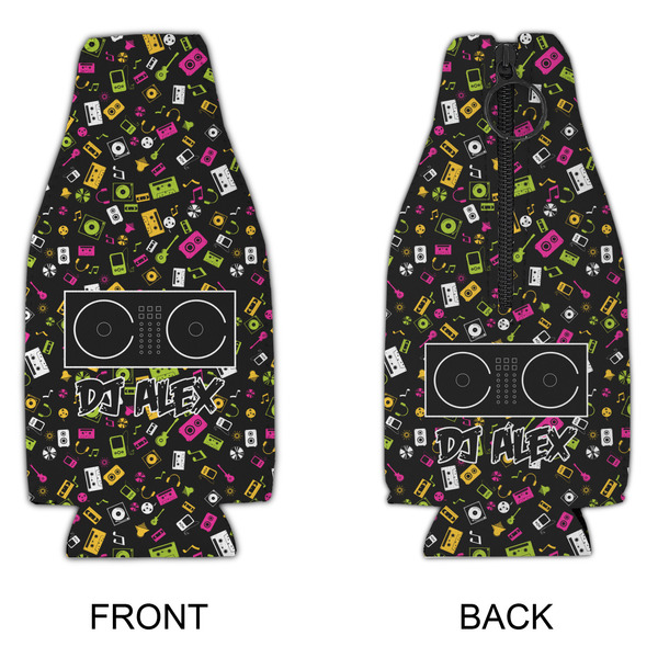 DJ Music Master Zipper Bottle Cooler - APPROVAL