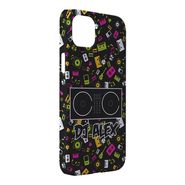 Custom DJ Music Master iPhone Case - Plastic - iPhone 14 Pro Max (Personalized)