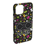 DJ Music Master iPhone Case - Plastic - iPhone 15 Pro Max (Personalized)