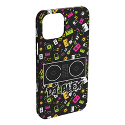 DJ Music Master iPhone Case - Plastic (Personalized)
