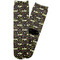 Music DJ Master Adult Crew Socks - Single Pair - Front and Back