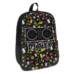 Music DJ Master Kids Backpack w/ Name or Text