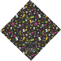 Music DJ Master Dog Bandana Scarf w/ Name or Text