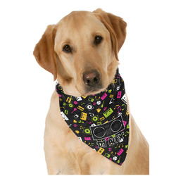 Music DJ Master Dog Bandana Scarf w/ Name or Text