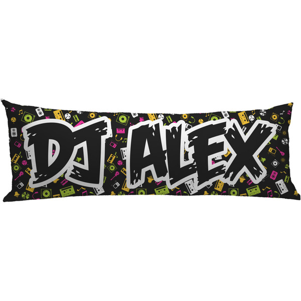 Custom Music DJ Master Body Pillow Case (Personalized)