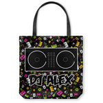 Music DJ Master Canvas Tote Bag - Small - 13"x13" w/ Name or Text