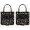 Music DJ Master Canvas Tote - Front and Back