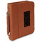 Music DJ Master Cognac Leatherette Bible Covers with Handle & Zipper - Main