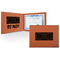 Music DJ Master Cognac Leatherette Diploma / Certificate Holders - Front and Inside - Main