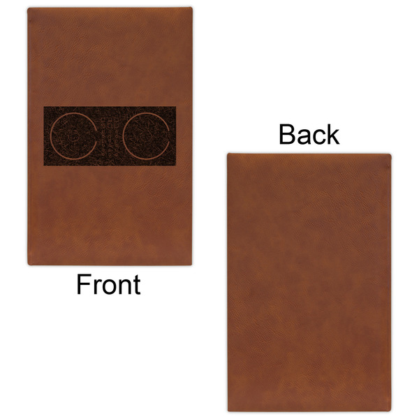 Music DJ Master Cognac Leatherette Journal - Single Sided - Apvl