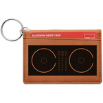 Music DJ Master Leatherette Keychain ID Holder