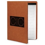 Music DJ Master Leatherette Portfolio with Notepad - Small - Single Sided