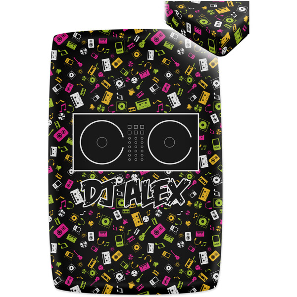 Music DJ Master Crib Fitted Sheet - Apvl