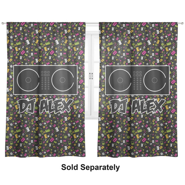 Music DJ Master Curtains Double