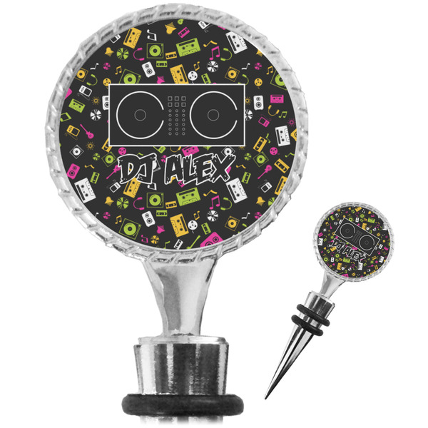 Custom Music DJ Master Wine Bottle Stopper (Personalized)