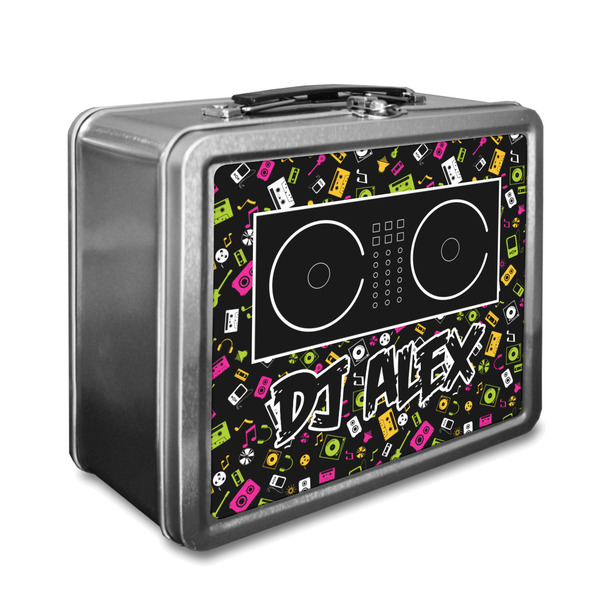 Custom Music DJ Master Lunch Box w/ Name or Text