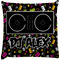 Music DJ Master Decorative Pillow Case w/ Name or Text