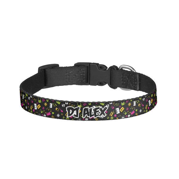 Custom Music DJ Master Dog Collar - Large (Personalized)