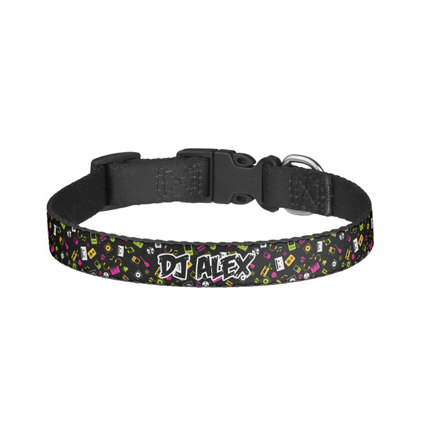 Custom Music DJ Master Dog Collar - Small (Personalized)