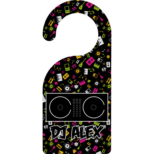 Custom Music DJ Master Door Hanger w/ Name or Text