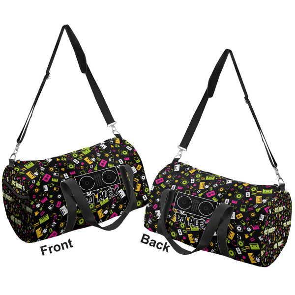 Music DJ Master Duffle bag small front and back sides