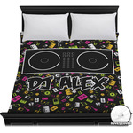 Music DJ Master Duvet Cover - Full / Queen w/ Name or Text