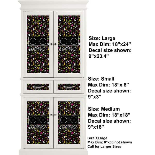 Music DJ Master Full Cabinet (Show Sizes)