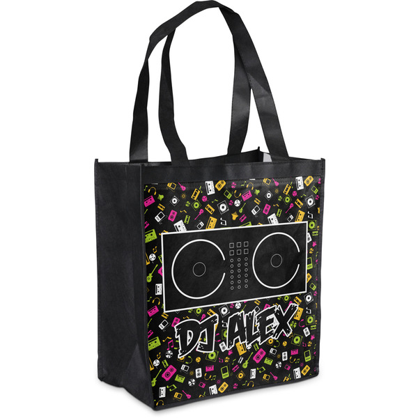 Custom Music DJ Master Grocery Bag w/ Name or Text