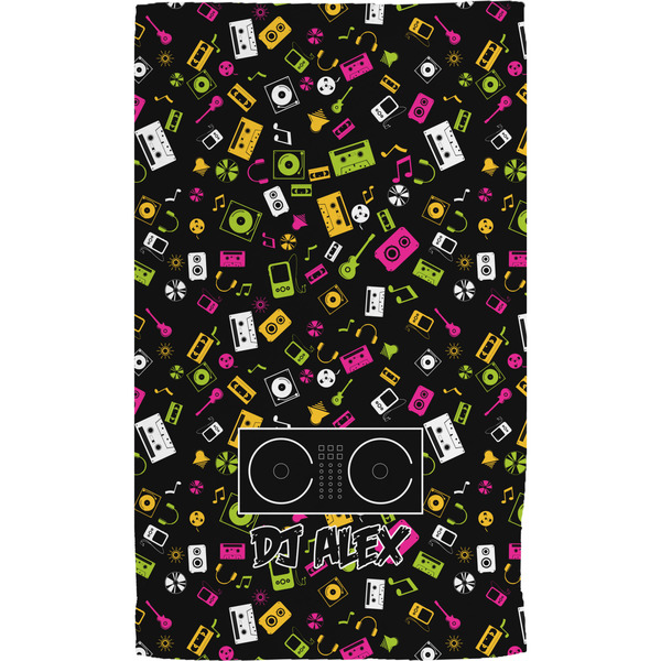 Music DJ Master Hand Towel (Personalized) Full