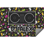 Music DJ Master Indoor / Outdoor Rug - 8'x10' w/ Name or Text