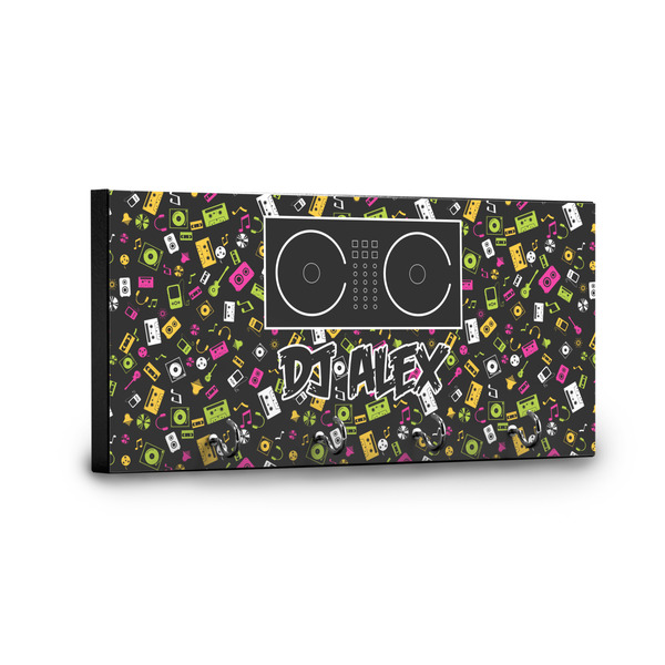 Music DJ Master Key Hanger - Front View with Hooks