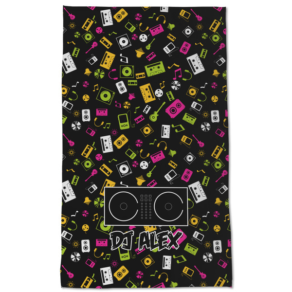 DJ Music Master Kitchen Towel - Poly Cotton - Full Front