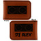Music DJ Master Leatherette Magnetic Money Clip - Front and Back