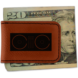Music DJ Master Leatherette Magnetic Money Clip
