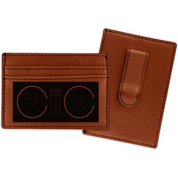 Music DJ Master Leatherette Wallet with Money Clip