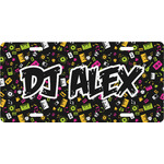 Music DJ Master Front License Plate (Personalized)