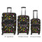 Music DJ Master Luggage Bags all sizes - With Handle